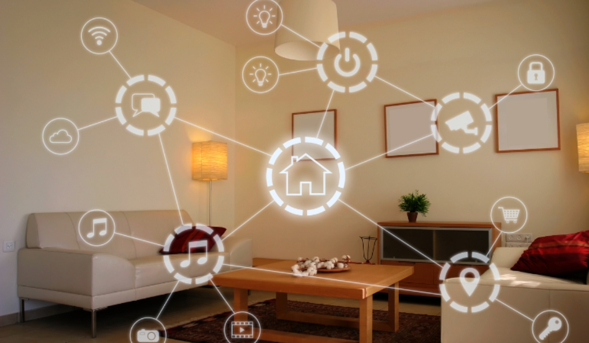 Compassionate home care services with AI technology supporting seniors at home