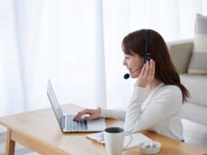 Business team discussing blockchain strategy and digital transformation